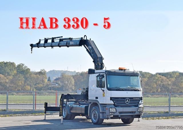 Autolaadkraan MERCEDES-BENZ ACTROS 1844 * Sattelzugmaschine *HIAB 330-5/FUNK