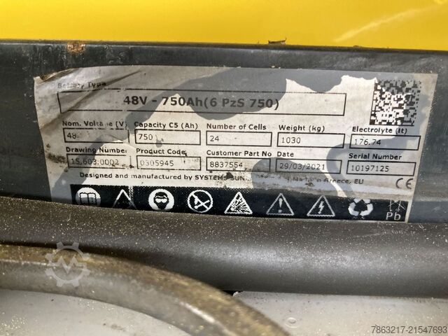 Electric 4-wheel forklift Hyster J 2.0 XN LWB