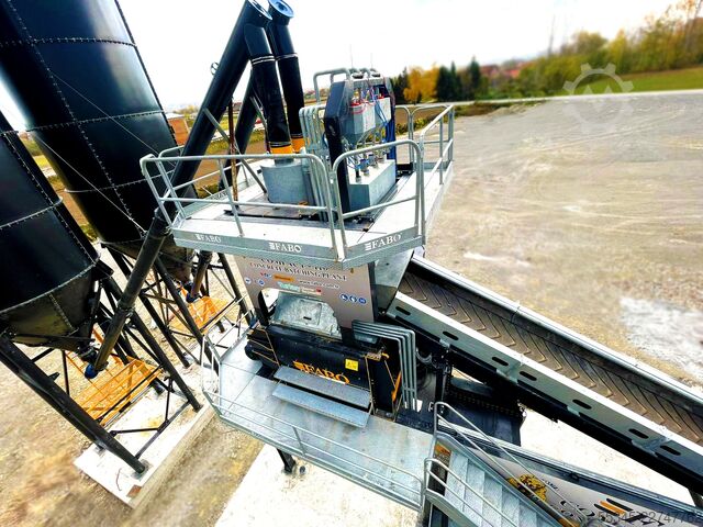  FABO Concrete Batching Plant 110 M3/H Compact Concrete Batching Plant