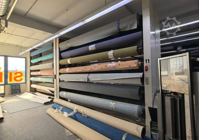 Paternoster à tapis, rayonnage rotatif, 5000 mm Unbekannt Teppich Umlaufregal 5000 mm