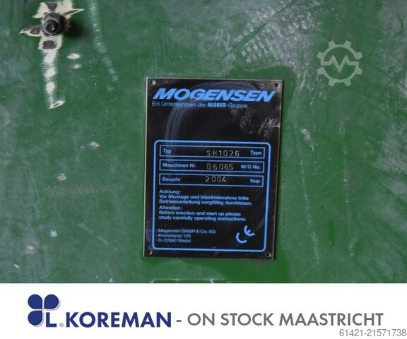 Zeefmachine Mogensen Sizer SH1026  Screening machine Mogensen Sizer SH1026
