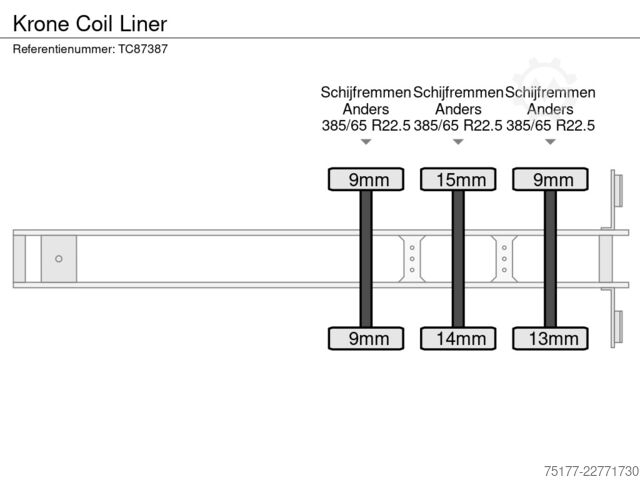 Schuifzeilen Krone Coil Liner