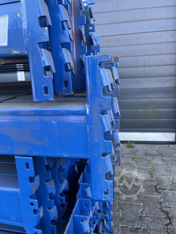 Pallet rack truss cross beams shelf SLP / K: 90x50 mm / 3 HK / blau / lichte Weite: 2.600 mm