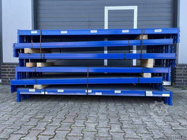 Palletrek Truss Planken SLP / K: 90x50 mm / Kopftraverse / blau / lichte Weite: 2.600 mm / 3 HK