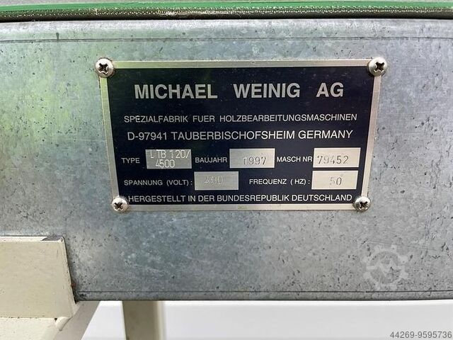 Conveyor belt Weinig LTB 120/4500 Weinig LTB 120/4500