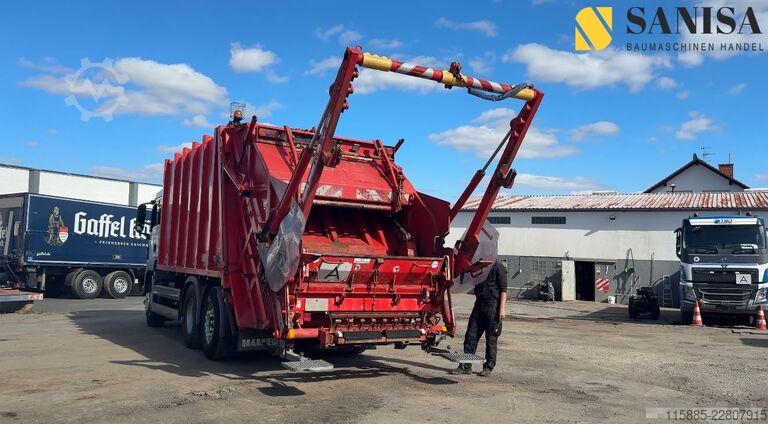 Vuilniswagen MAN TGS 28.320/6x2/ZÖLLER/Hecklader/Containe