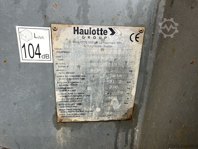 Articulated Boom Lift Haulotte Ha 16 Spx