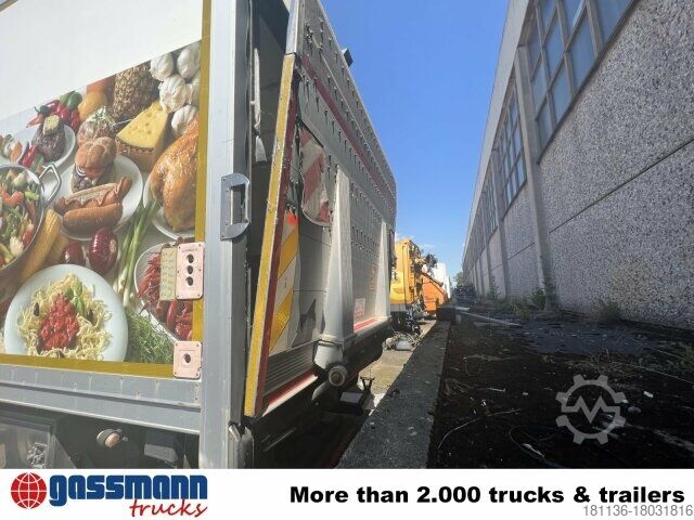 Kutu kamyonu Scania G420 6x2, Liftachse, Hiab LBW, Motor defekt!