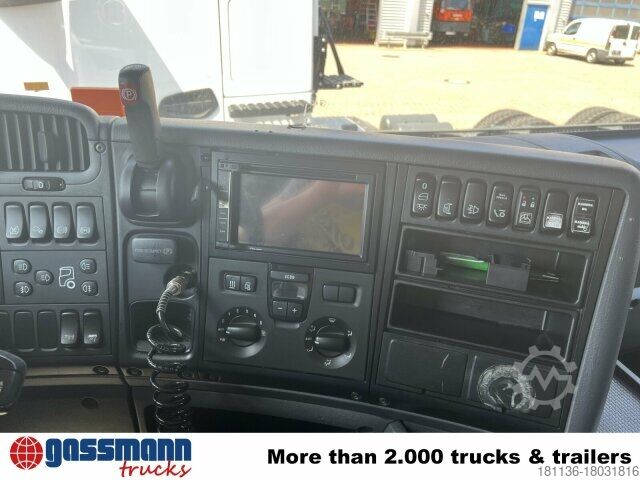 Kutu kamyonu Scania G420 6x2, Liftachse, Hiab LBW, Motor defekt!