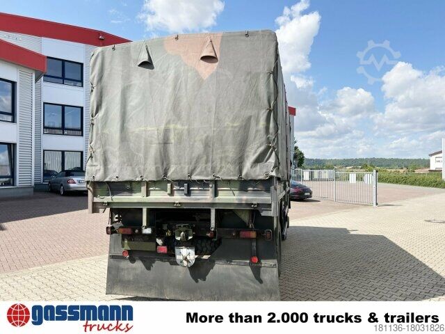 Camião de plataforma Iveco 110-17 AW 4x4, Ex-Bundeswehr, Küche