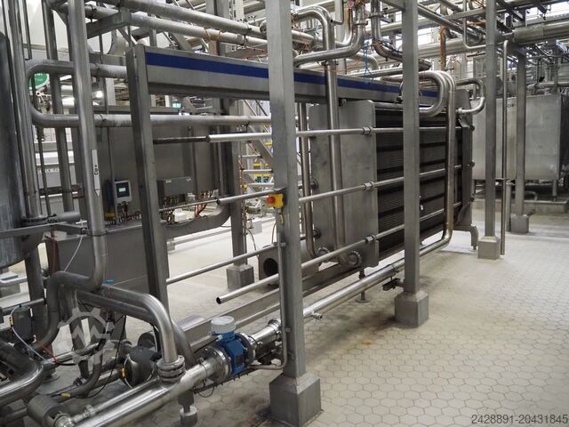 Cream pasteurization line Alfa Laval, Tetra Pak DURACIRC 73, Promag P / Promag P, LKH 20