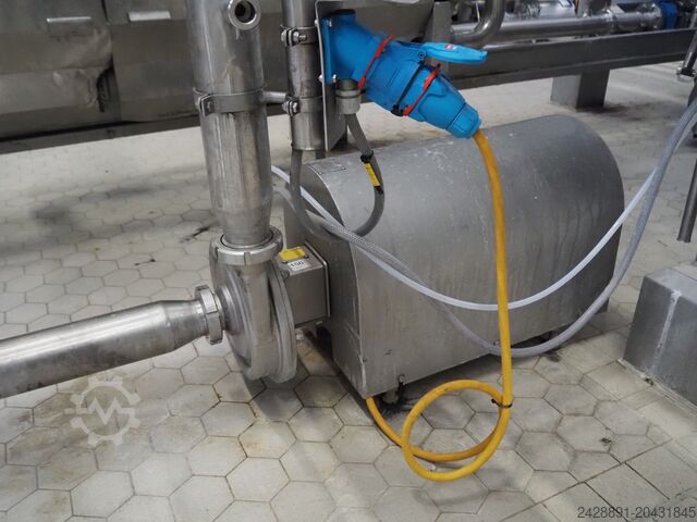 Cream pasteurization line Alfa Laval, Tetra Pak DURACIRC 73, Promag P / Promag P, LKH 20