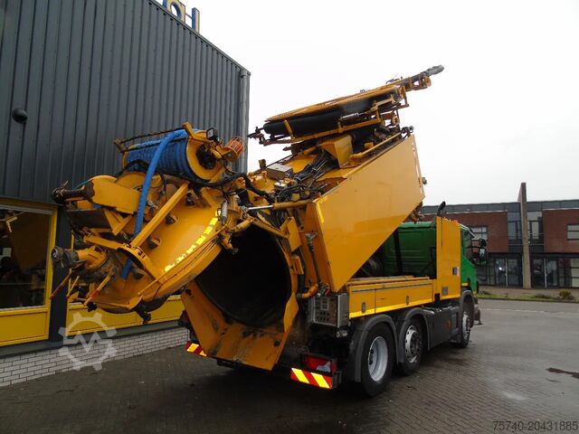 Usisno vozilo Scania P 360 + COMBI VACUUM WIEDEMANN + 6X4
