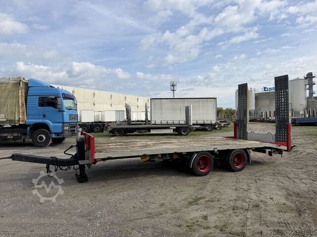 Naczepa niskopodwoziowa  TTH 14  14 t Tandemtieflader
