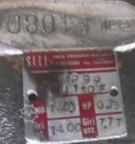 Tandwielmotor 0,75 kW 7,77 tpm MEZ 3AP80-4