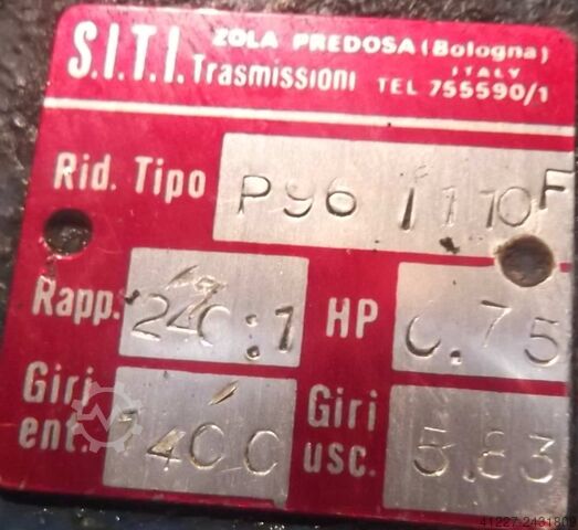 Motorredutor 0,75 kW 5,83 rpm Blecher ZK80B-4