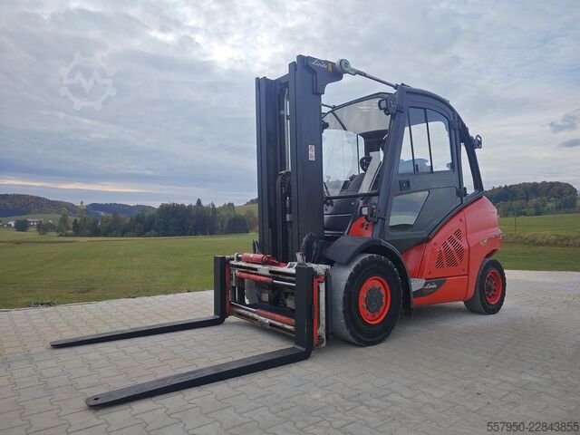 Gaffeltruck Linde H 25/600 Diesel Triplex Zinkenversteller