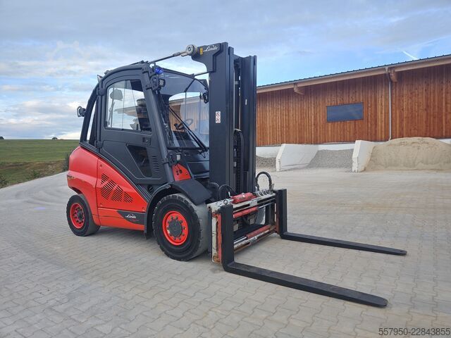 Gaffeltruck Linde H 50/600 Diesel Triplex Zinkenversteller