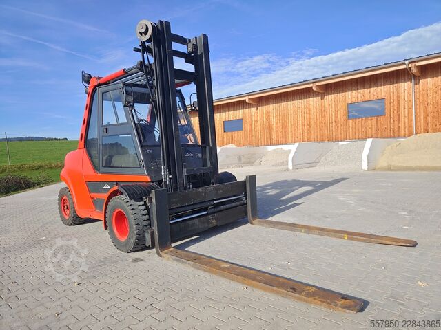Gaffeltruck Linde H 80 Diesel Zinkenverstellgerät