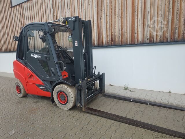 Gaffeltruck Linde H30 Diesel Triplex Zinkenverstellgerät