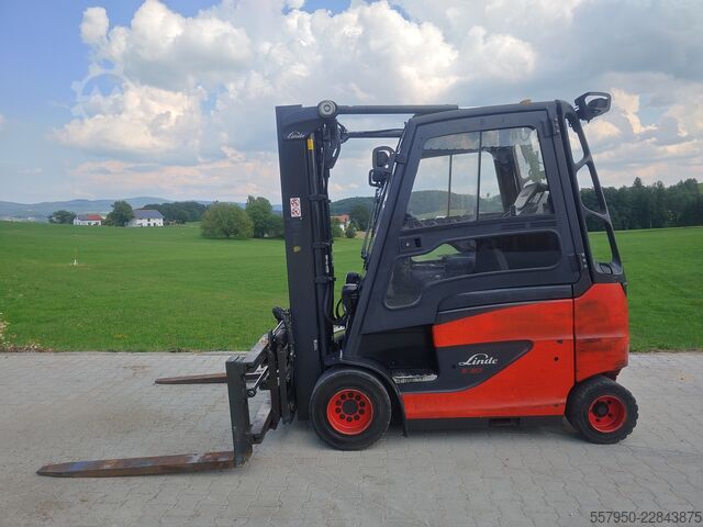 Wózek widłowy Linde E 30 Triplex Zinkenverstellgerät