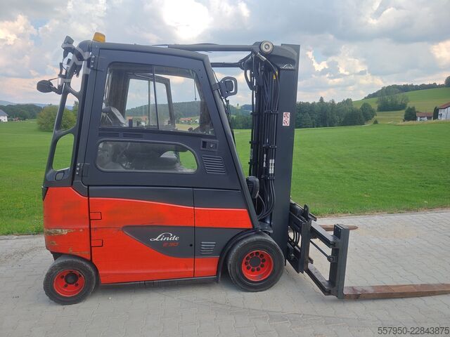 Wózek widłowy Linde E 30 Triplex Zinkenverstellgerät