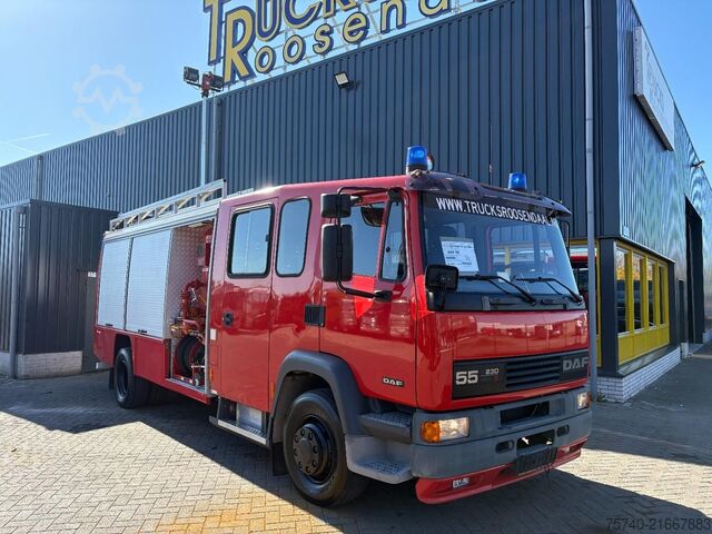 Voiture de pompier DAF 55 .230 + EURO 2 + PUMP + 6P CREW + MANUAL +  C...