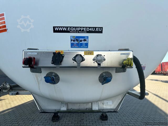 Gıda tankeri Van Hool LEBENSMITTEL / 39.000L / 3-KAMMER / INOX / NL-A...