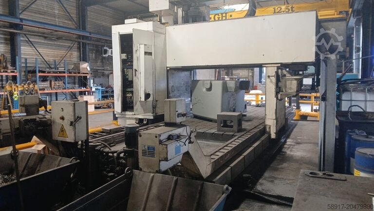 Portal freze makinesi LINE CNC NUM 760F GICAMILL S24/6000