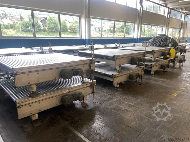 Κυλινδρικός μεταφορέας με οδηγό 1660x1500mm2000kg Dücker