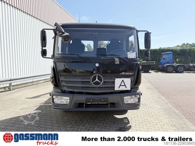 Kiepwagen bestelauto Mercedes-Benz Atego 1218/22 K 4x2, Meiller Tele-Absetzer, Funk