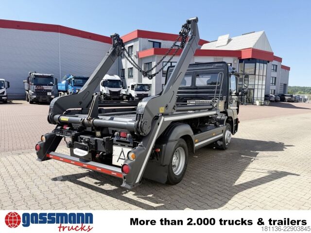 Kiepwagen bestelauto Mercedes-Benz Atego 1218/22 K 4x2, Meiller Tele-Absetzer, Funk