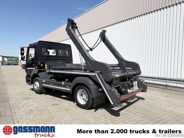 Kiepwagen bestelauto Mercedes-Benz Atego 1218/22 K 4x2, Meiller Tele-Absetzer, Funk