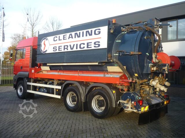 Suction vehicle MAN TGA MAN TGS 33.360 6x4 Wicom Vacüm and high pre...