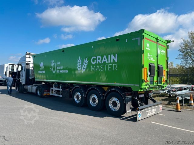 Tippsemitrailer WIELTON Alu-Kastenmulde 51m³  BULK Master GREEN Edition