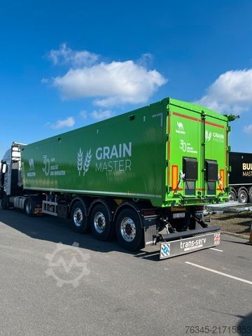 Tippsemitrailer WIELTON Alu-Kastenmulde 51m³  BULK Master GREEN Edition