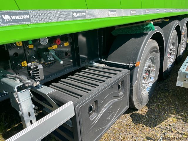 Tippsemitrailer WIELTON Alu-Kastenmulde 51m³  BULK Master GREEN Edition