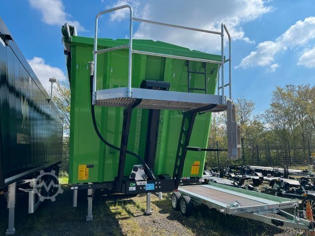Tippsemitrailer WIELTON Alu-Kastenmulde 51m³  BULK Master GREEN Edition