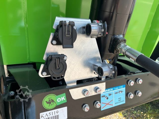 Tippsemitrailer WIELTON Alu-Kastenmulde 51m³  BULK Master GREEN Edition