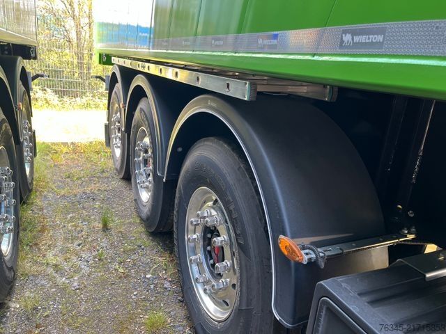 Tippsemitrailer WIELTON Alu-Kastenmulde 51m³  BULK Master GREEN Edition
