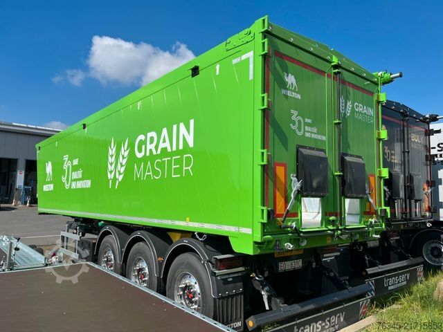 Tippsemitrailer WIELTON Alu-Kastenmulde 51m³  BULK Master GREEN Edition