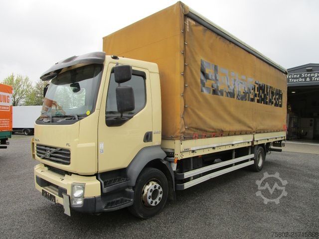 Tenteli düz yataklı kamyon VOLVO FL 12.290 L 4x2 *Schaltung+LBW+AHK+7,20m*Mod.14
