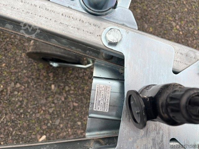 Remolque con plataforma de trabajo ANSSEMS GT 750.251×126 Plattform 100 km/h