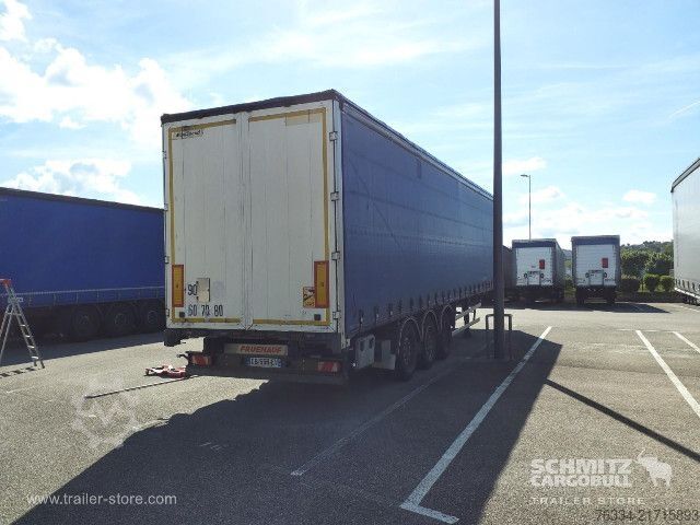 Open oplegger met zeil Fruehauf Semitrailer Curtainsider Standard