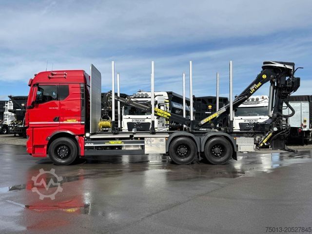 Camion forestier MAN TGX 33.510 BL CH 6X4 mit TajfunLIV 150Z96,MIETE?