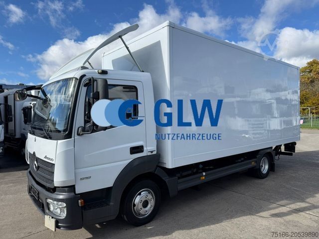 Furgoneta caja MERCEDES-BENZ ATEGO 818 L Koffer 6,10 m LBW 1 T*171 tkm*AHK