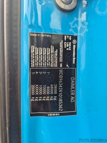 Schwerlast LKW/SZM MERCEDES-BENZ Actros 2653 LS 6x4 Retarder 120.000kg