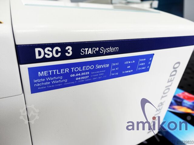 FRS5+ thermal analyzer + PC + scale Mettler Toledo DSC 3 STARe System