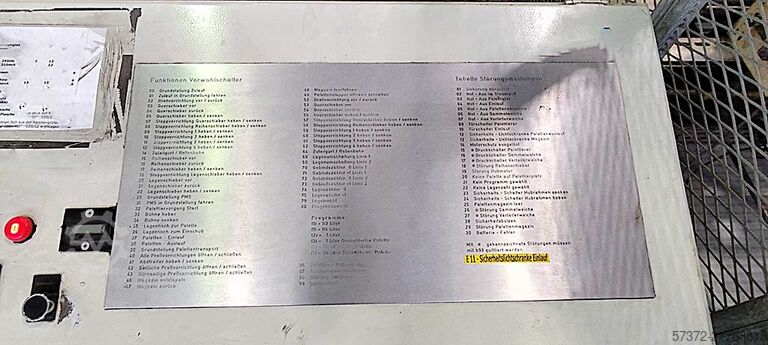 Raklapozó rendszer IW-Anlagentechnik/Tosa PMS 120/124E