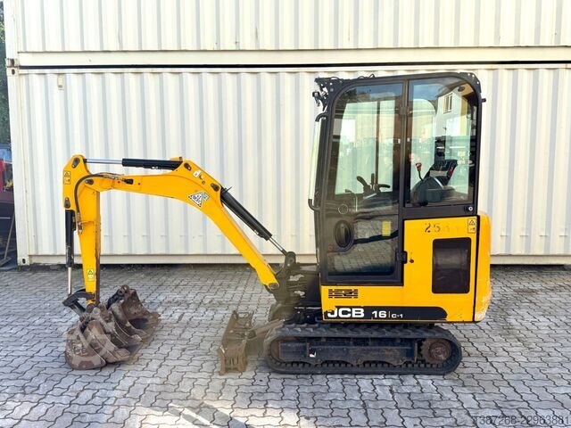 Minibagger JCB 16C-1 / 799 H / 3 x Löffel / 2022 BJ